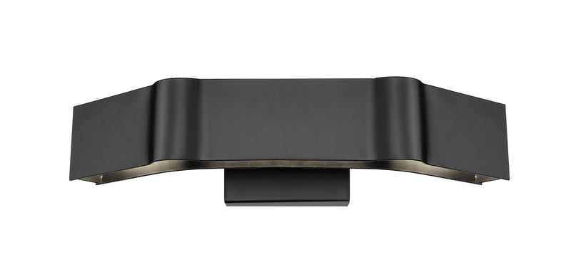 Arcano 1 Light 16.75" Wall Sconce in Matte Black