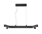Arcano 1 Light 44" Linear Pendant in Matte Black