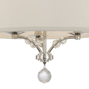 Mirage 3 Light 18" Semi Flush Mount in Polished Nickel