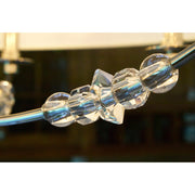 Mirage 6 Light 30" Chandelier in Polished Nickel