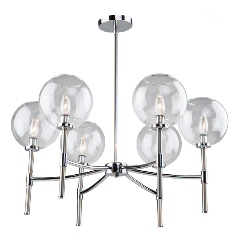 Hamilton 6-Light Chandelier - Lamps Expo