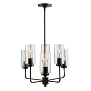 SC13136OB- Ray Chandelier in Oil Rubbed Bronze by Artcraft