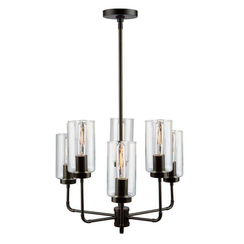 Ray Chandelier in Oil Rubbed Bronze - Lamps Expo