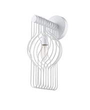 Contour 1 Light 7" Wall Sconce in White