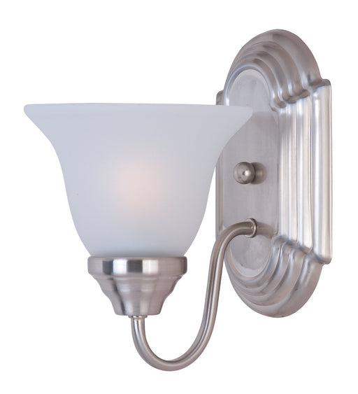 Essentials 1 Light Wall Sconce in Satin Nickel