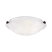 Oasis 3-Light Flush Mount in Bronze