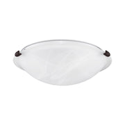 Oasis 3-Light Flush Mount in Bronze