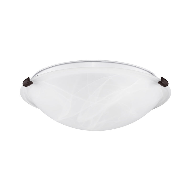 Oasis 3-Light Flush Mount in Bronze