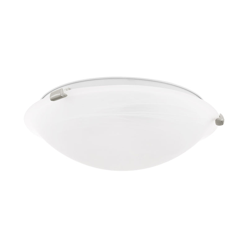 Oasis 3-Light Flush Mount in Brushed Nickel