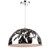 Forged Metal Pendant in Chrome - Lamps Expo