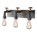 American Industrial Wall Light in Iron & Brass - Lamps Expo