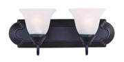 Essentials 2 Light Bath Vanity Light in Oil Rubbed Bronze