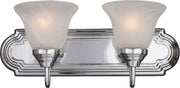 Essentials 2 Light Bath Vanity Light in Polished Chrome