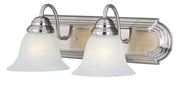 Essentials 2 Light Bath Vanity Light in Satin Nickel