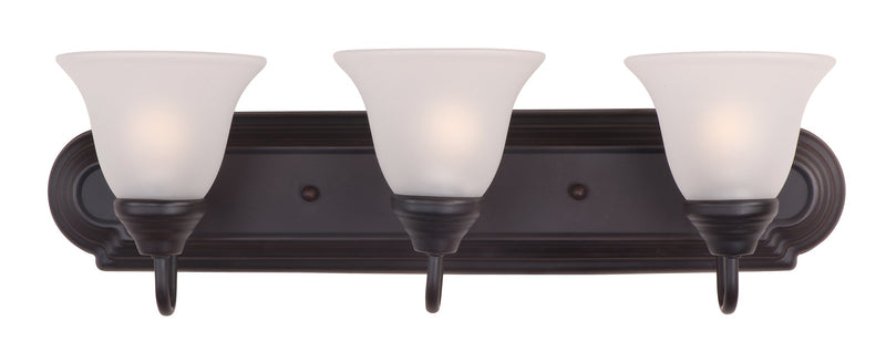 Essentials 3 Light Bath Vanity Light in Oil Rubbed Bronze