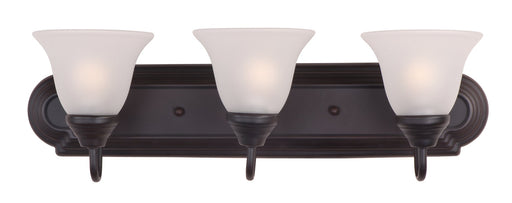 Essentials 3 Light Bath Vanity Light in Oil Rubbed Bronze
