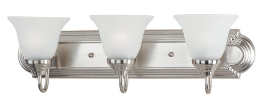 Essentials 3 Light Bath Vanity Light in Satin Nickel