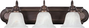 Essentials 3 Light Bath Vanity Light in Oil Rubbed Bronze