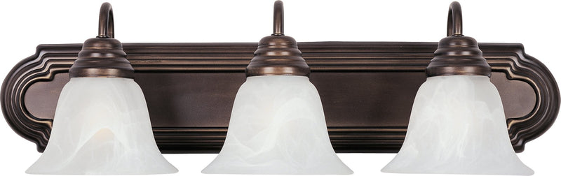 Essentials 3 Light Bath Vanity Light in Oil Rubbed Bronze