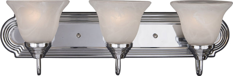 Essentials 3 Light Bath Vanity Light in Polished Chrome
