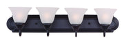 Essentials 4 Light Bath Vanity Light in Oil Rubbed Bronze