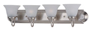 Essentials 4 Light Bath Vanity Light in Satin Nickel