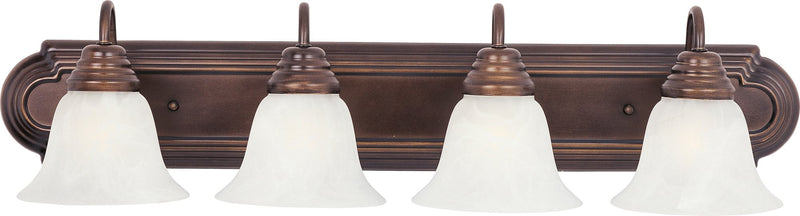 Essentials 4 Light Bath Vanity Light in Oil Rubbed Bronze