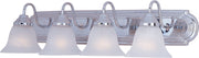 Essentials 4 Light Bath Vanity Light in Polished Chrome