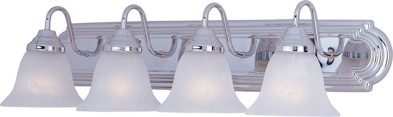 Essentials 4 Light Bath Vanity Light in Polished Chrome