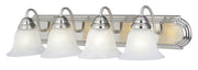 Essentials 4 Light Bath Vanity Light in Satin Nickel