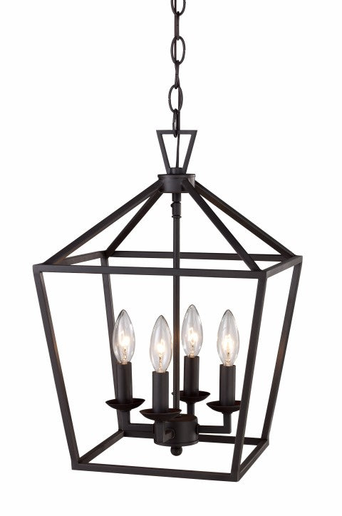 Lacey 4-Light Pendant in Rubbed Oil Bronze