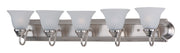 Essentials 5 Light Bath Vanity Light in Satin Nickel