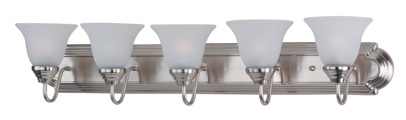 Essentials 5 Light Bath Vanity Light in Satin Nickel
