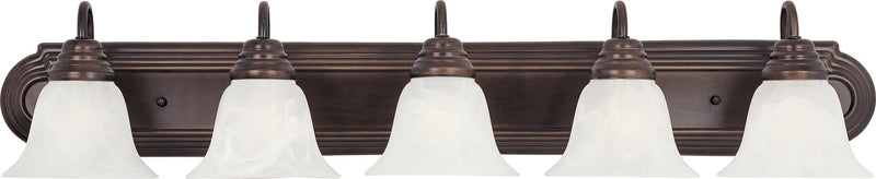 Essentials 5 Light Bath Vanity Light in Oil Rubbed Bronze