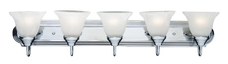 Essentials 5 Light Bath Vanity Light in Polished Chrome