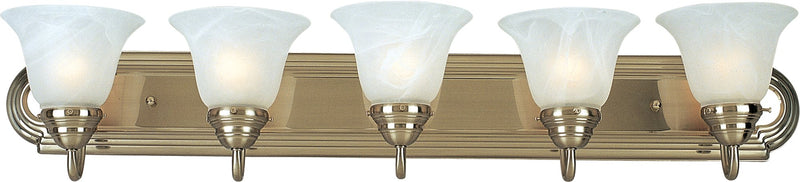 Essentials 5 Light Bath Vanity Light in Satin Nickel