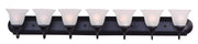 Essentials 7 Light Bath Vanity Light in Oil Rubbed Bronze