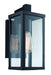 Oxford 1-Light Wall Lantern in Black with Clear Glass