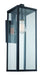 Oxford 1-Light Wall Lantern in Black with Clear Glass