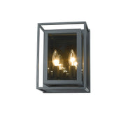 Infinity 2 Light 8.25" Wall Sconce in Misty Charcoal