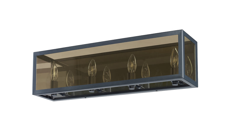 Infinity 4 Light 24" Vanity in Misty Charcoal