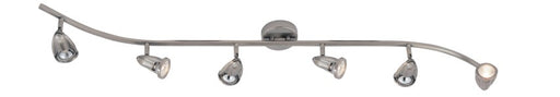 Stingray 6-Light Track Light in Brushed Nickel