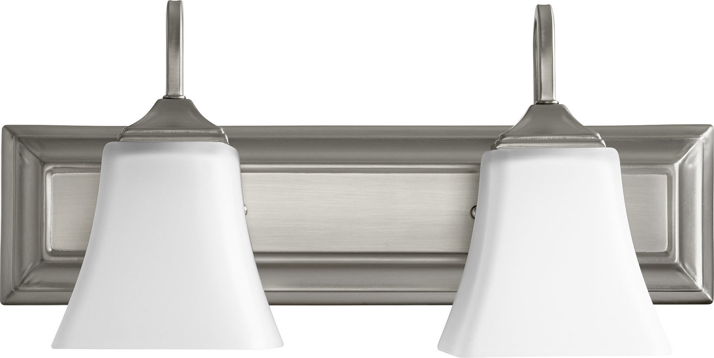 Transitional Vanity in Satin Nickel
