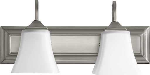 Transitional Vanity in Satin Nickel