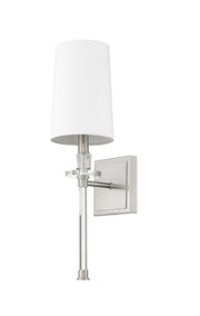 Sophia 1 Light 5.5" Wall Sconce in Brushed Nickel