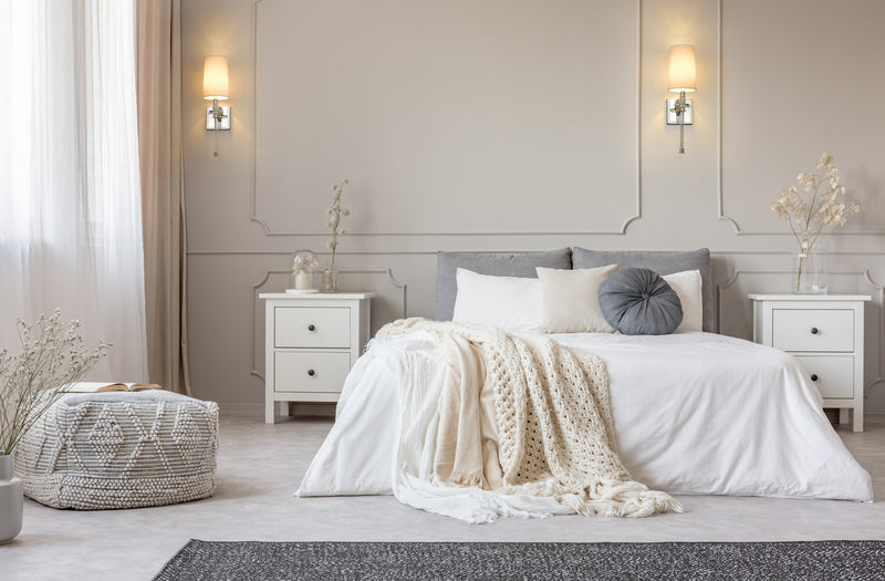 Sophia 1 Light 5.5" Wall Sconce in Polished Nickel in a room setting
