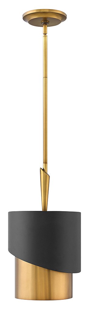 Gigi Mini Pendant in Heritage Brass
