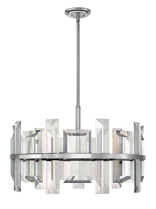Odette 9-Light Chandelier in Polished Nickel