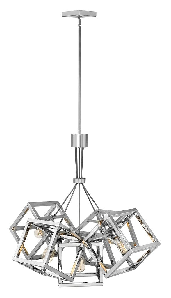 Ensemble 5-Light Pendant in Polished Nickel