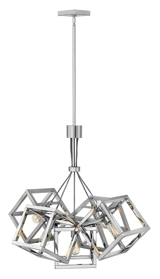 Ensemble 5-Light Pendant in Polished Nickel